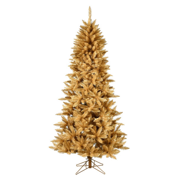 The Holiday Aisle® Gold Fir Artificial Christmas Tree & Reviews Wayfair